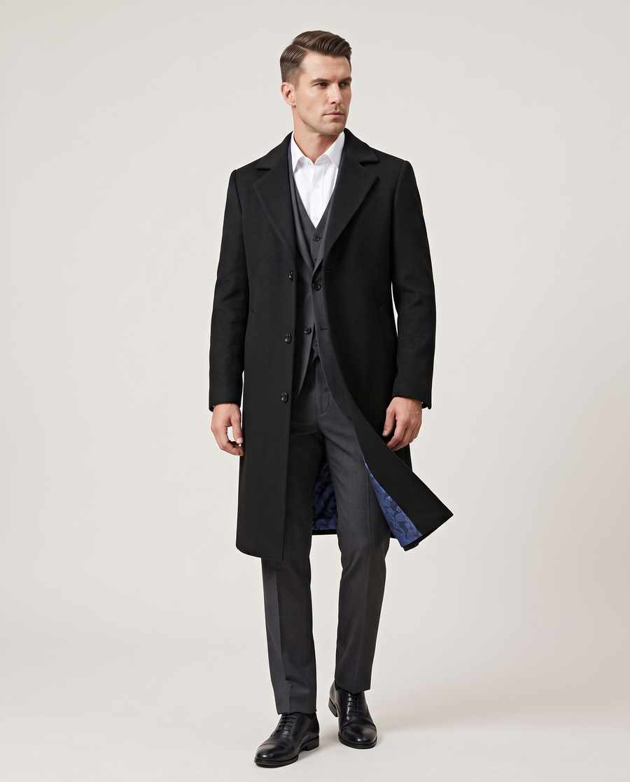 The Henley Long — Doublure bleue