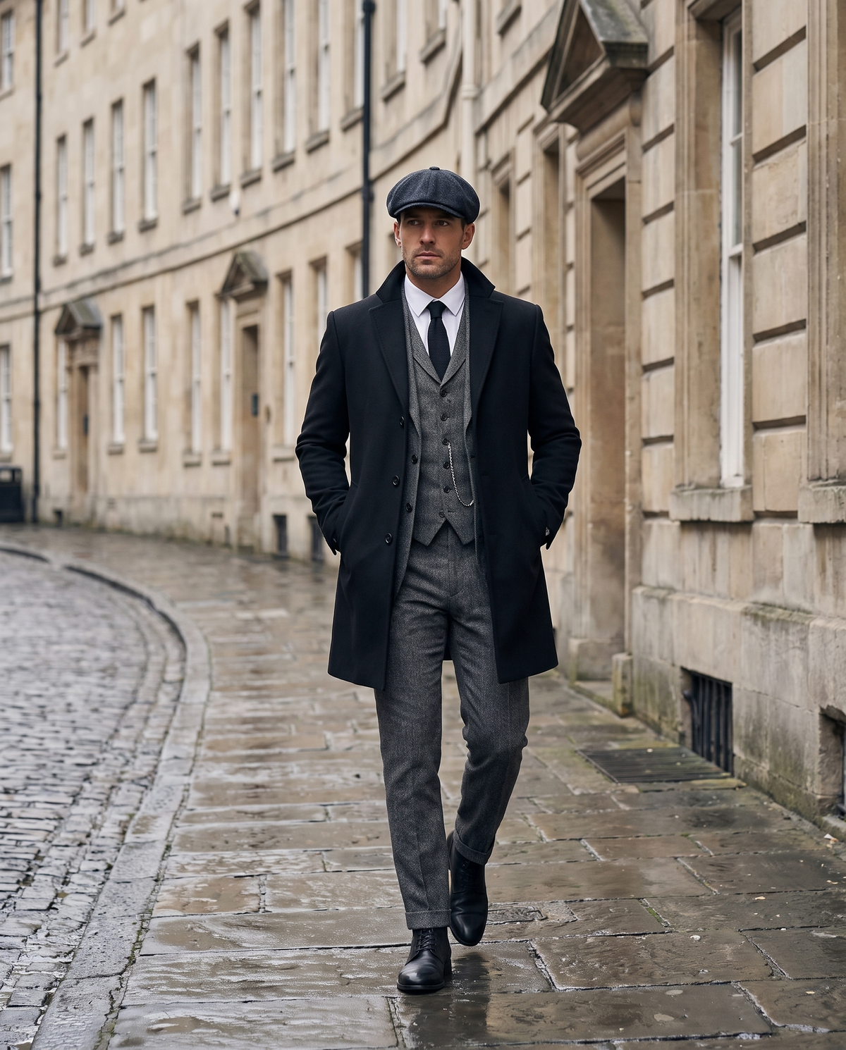 The Henley — Manteau signature — allure britannique