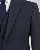The Hawthorne — Gros plan sur le tissu et le revers